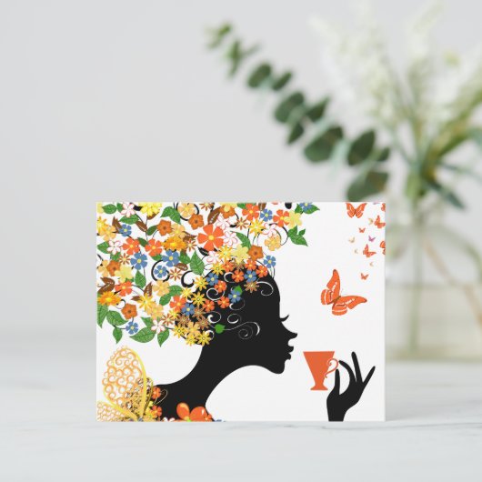 Carte Postale Le papillon LaBelle (Debout devant)