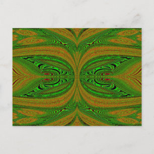 Carte Postale Le papillon vert