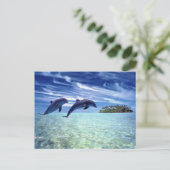 Carte Postale Le paradis des dauphins (Debout devant)