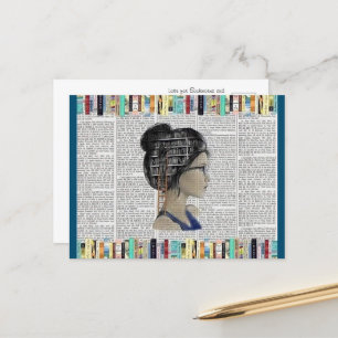 Carte Postale Le paradis des lecteurs fantasques