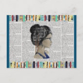 Carte Postale Le paradis des lecteurs fantasques (Devant)