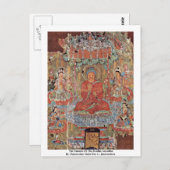 Carte Postale Le Paradis Du Bouddha Amitabha (Devant / Derrière)