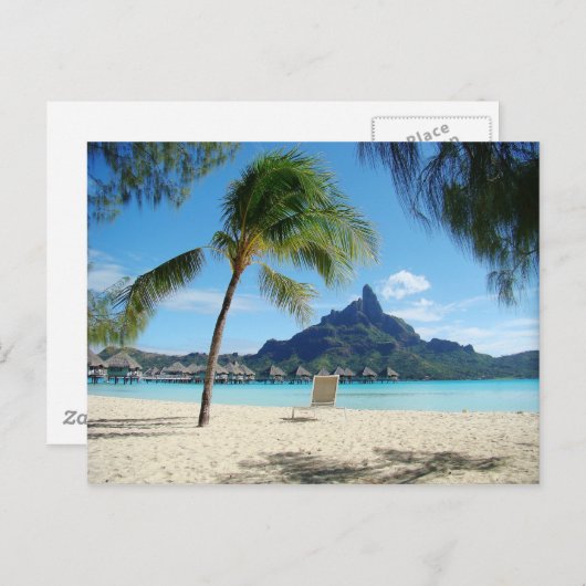 Carte Postale Le paradis existe (Devant / Derrière)