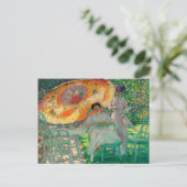 Carte Postale Le Parasol du jardin (Debout devant)