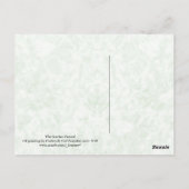 Carte Postale Le Parasol du jardin (Dos)