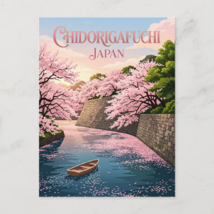 Carte Postale Le parc Chidorigafuchi Japon