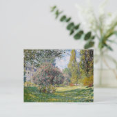 Carte Postale Le Parc Monceau - Claude Monet (Debout devant)