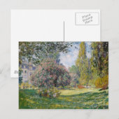 Carte Postale Le Parc Monceau - Claude Monet (Devant / Derrière)