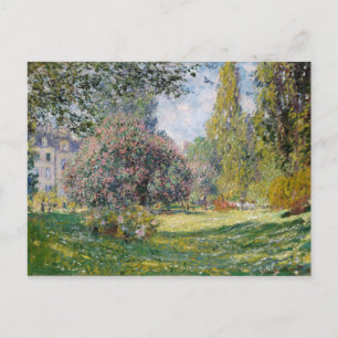 Carte Postale Le Parc Monceau - Claude Monet