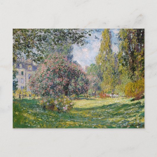 Carte Postale Le Parc Monceau - Claude Monet (Devant)