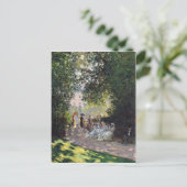 Carte Postale Le Parc Monceau - Claude Monet (Debout devant)