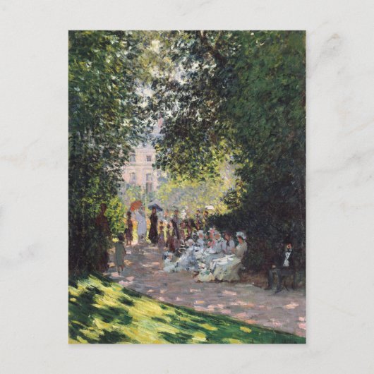 Carte Postale Le Parc Monceau - Claude Monet (Devant)