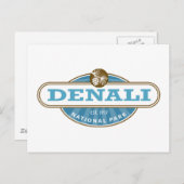 Carte Postale Le Parc national de Denali (Devant / Derrière)