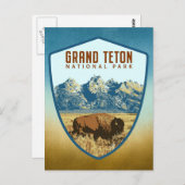 Carte Postale Le Parc national de Grand Teton (Devant / Derrière)