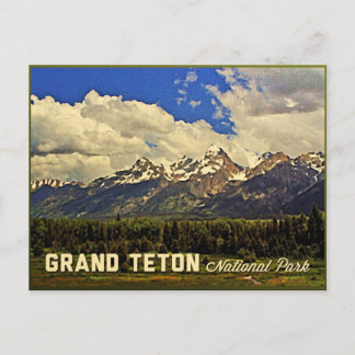 Carte Postale Le Parc national de Grand Teton
