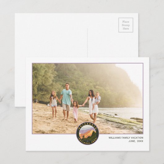 Carte Postale Le Parc national de Haleakala (Devant / Derrière)