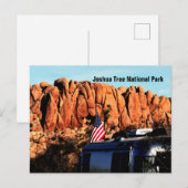 Carte Postale Le Parc national de Joshua Tree (Devant / Derrière)