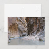 Carte Postale Le Parc national de Narrows Zion (Devant / Derrière)