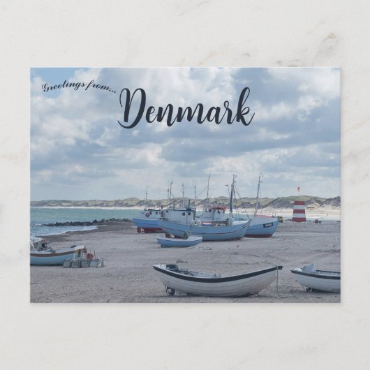 Carte Postale Le parc national de Thy au Danemark (Devant)