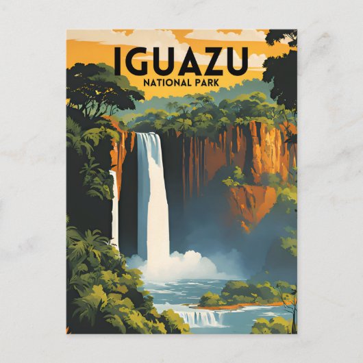 Carte Postale Le Parc national de Travel Iguazu (Devant)