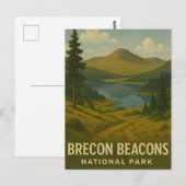 Carte Postale Le Parc national des Brecon Beacons (Devant / Derrière)
