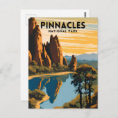 Carte Postale Le Parc national des Pinnacles (Devant / Derrière)