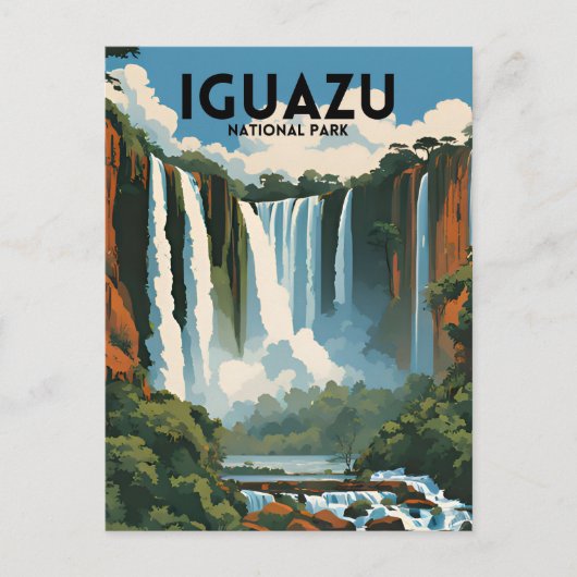 Carte Postale Le Parc national d'Iguazu (Devant)