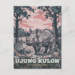 Carte Postale Le Parc national d'Ujung Kulon