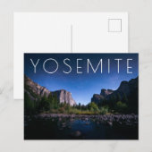 Carte Postale Le parc national laiteux de la manière | Yosemite (Devant / Derrière)