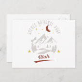 Carte Postale Le Parc National vintage Arches Utah (Devant / Derrière)