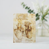 Carte Postale Le Parchemin Coeur Et Ses Bateaux De Sang (Debout devant)