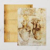 Carte Postale Le Parchemin Coeur Et Ses Bateaux De Sang (Devant / Derrière)