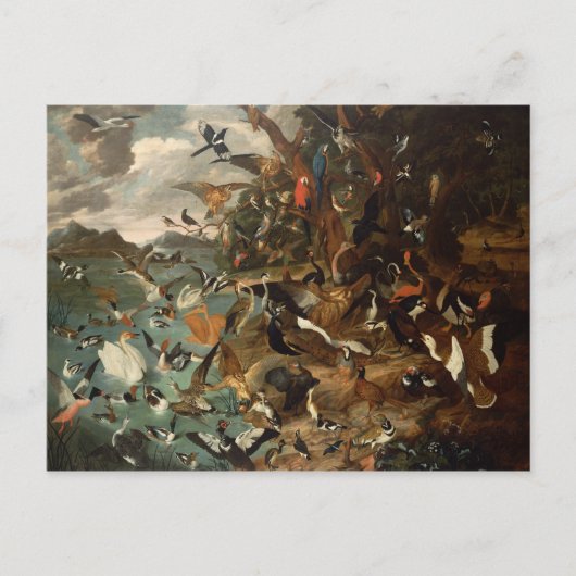 Carte Postale Le Parlement des oiseaux (Devant)