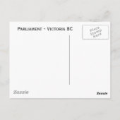 Carte Postale Le Parlement en soirée (Dos)