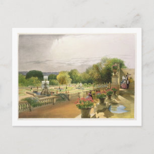 Carte Postale Le Parterre, Harewood House près de Leeds, pub. pa