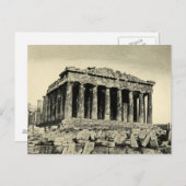 Carte Postale Le parthenon (Devant / Derrière)
