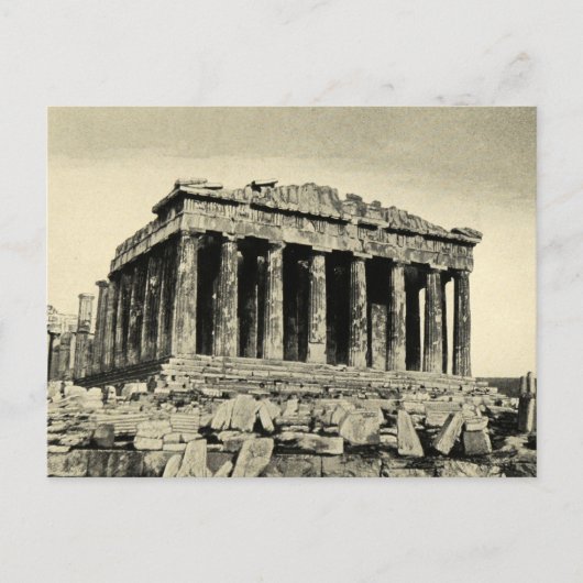 Carte Postale Le parthenon (Devant)