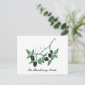 Carte Postale Le patch Blackberry...Carte postale (Debout devant)