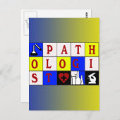 CARTE POSTALE LE PATHOLOGISTE GRATTENT DOCTEUR PHYSICIAN DE (Devant / Derrière)