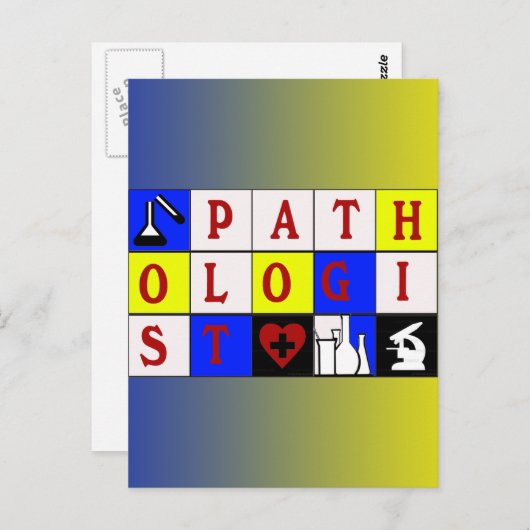 CARTE POSTALE LE PATHOLOGISTE GRATTENT DOCTEUR PHYSICIAN DE (Devant / Derrière)