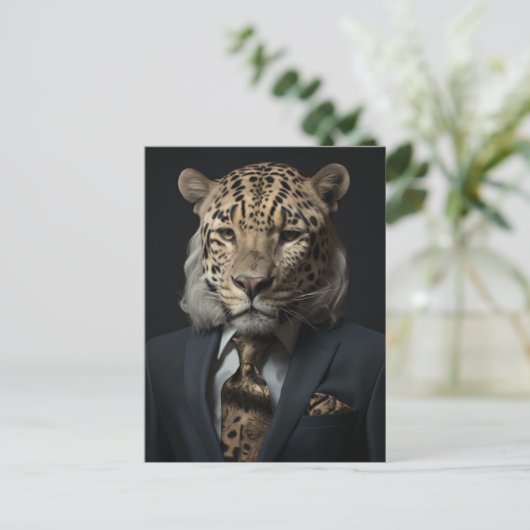 Carte Postale Le patron du guépard (Debout devant)