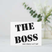 Carte Postale Le Patron et toujours le sera ! ! Plage (Debout devant)