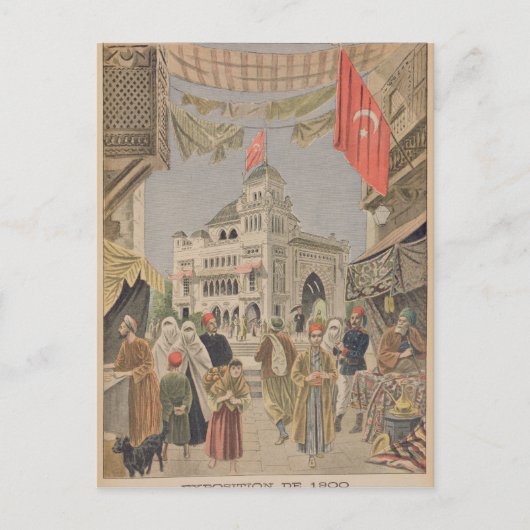 Carte Postale Le Pavillon turc à l'Universal (Devant)