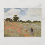 Carte Postale Le pavot de Monet classé<br><div class="desc">Le chef d'oeuvre de Claude Monet : Champ de pavot</div>