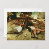 Carte Postale Le Pays de Cockaigne - 1567 (Devant / Derrière)