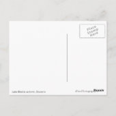 Carte Postale Le paysage du lac Léman en automne (Dos)