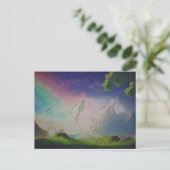Carte Postale Le Paysage D'Un Monde Alien (Debout devant)