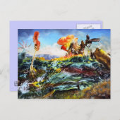 CARTE POSTALE LE PAYSAGE IMAGINAIRE DE BOGOMIL (Devant / Derrière)