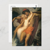 Carte Postale Le Pêcheur et la Sirène | Frederic Leighton (Devant / Derrière)
