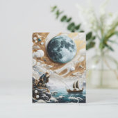 Carte Postale Le Pêcheur Sous La Mer Au Clair De Lune (Debout devant)